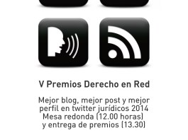 Mesa redonda y entrega de premios V Edición Premios Derecho En Red